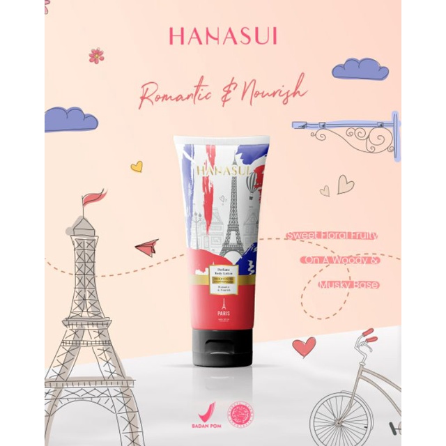 HANASUI Perfume Body lotion Paris