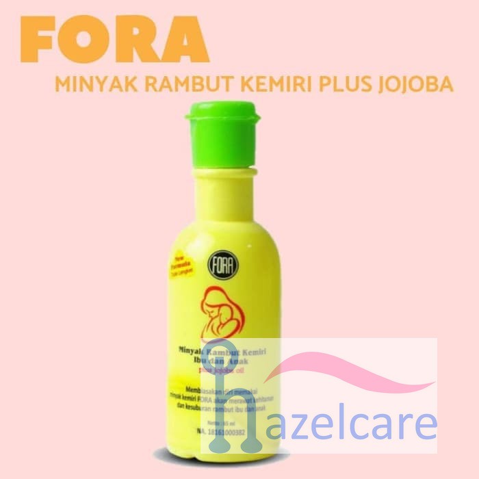 *ORIGINAL* FORA Minyak Rambut Kemiri Ibu dan Anak Plus Jojoba Oil / Soft &amp; Smooth / Mild &amp; Gentle 65ml 65 ml