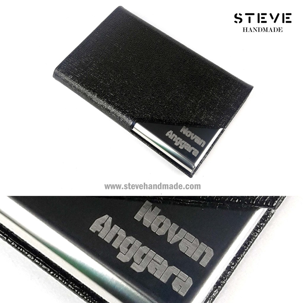 Tempat Kartu Nama Name Card Holder Dompet Kartu Kredit Credit Card Holder CH0016 Black