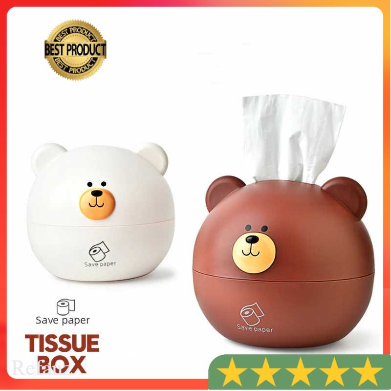 Riancy Kotak Tisu Gulung Tissue Roll Box Model Bear - RB556-1