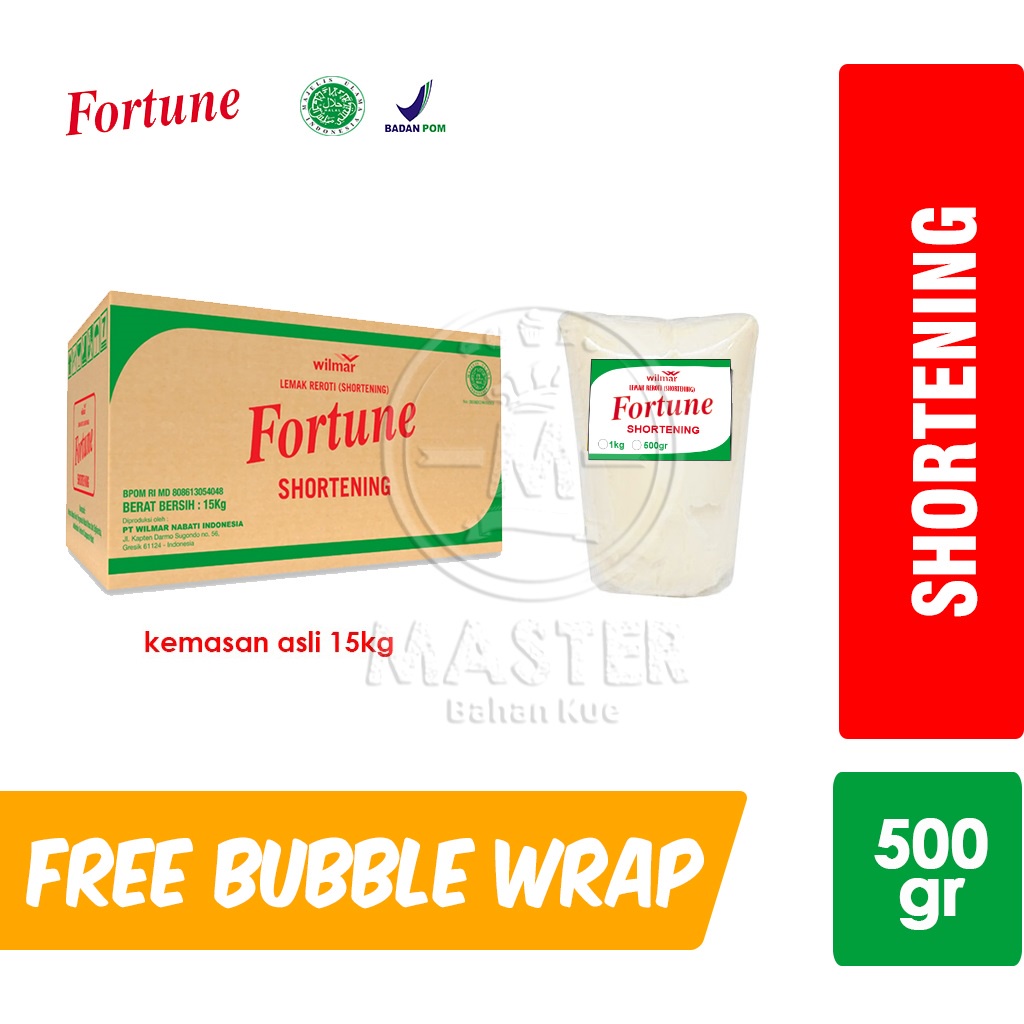 Fortune Shortening / Mentega Putih / Lemak Reroti [500 gr]