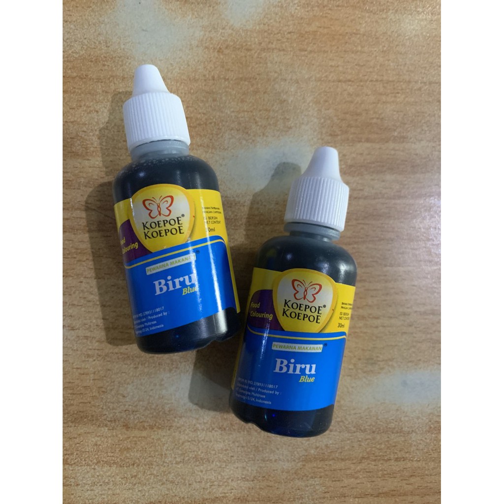 

Koepoe Koepoe Pewarna Biru 30 ml / Blue kupu kupu