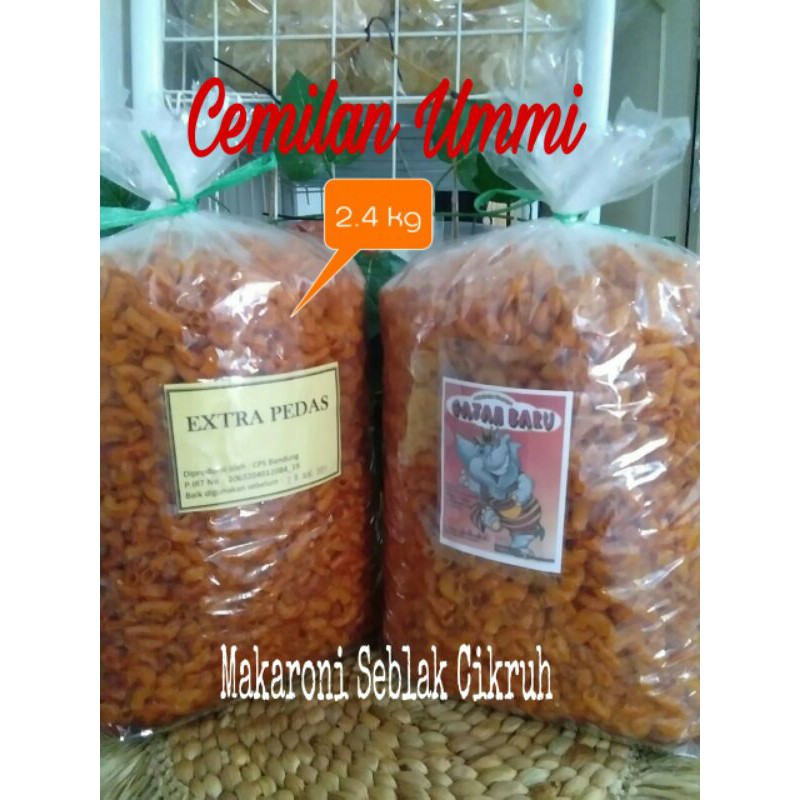 

MAKARONI BANTAT SEBLAK CIKRUH EXTRA PEDAS/