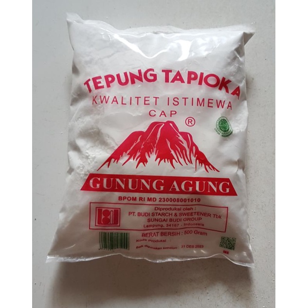 

tepung tapioka 500gr(cap gunung)