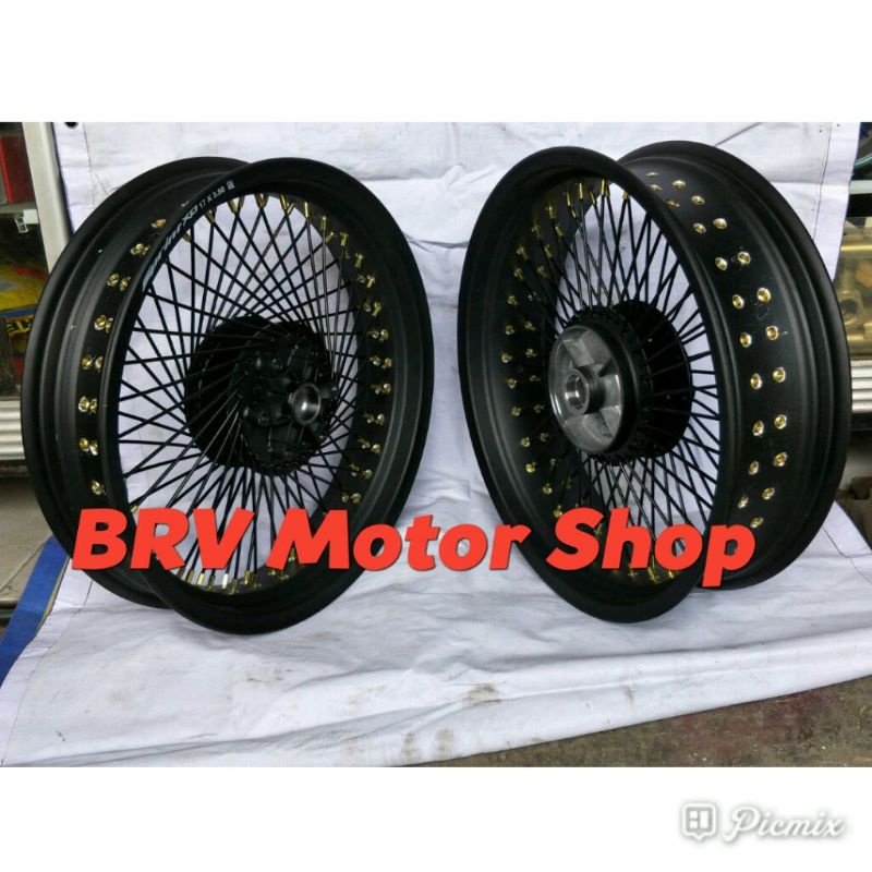 Velg Jari Jari Seribu CBR 150 Old- CBR 150 Faceliti- Cb 150R- Cb 150. Velg Ring 17