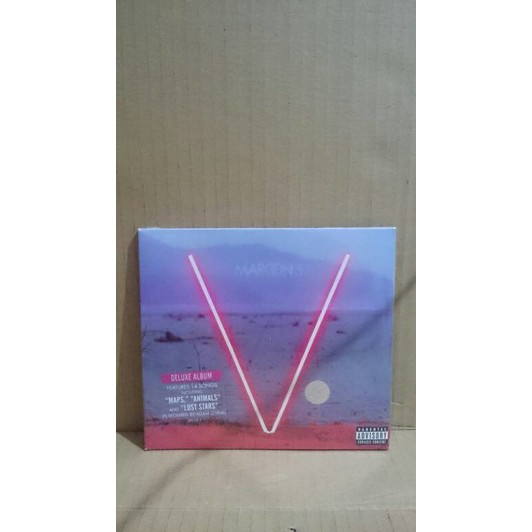 Cd Original Maroon 5 V Deluxe Edition Shopee Indonesia