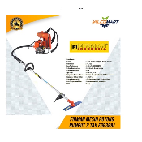 Brushcutter / Mesin Pemotong Rumput Firman FGB388i
