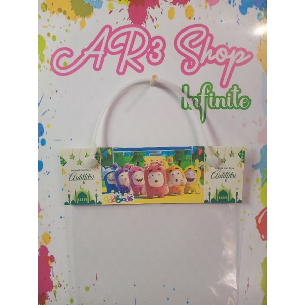 Hangtag snack/snack lebaran/plastik hangtag/paket hangtag/label snack/hangtag