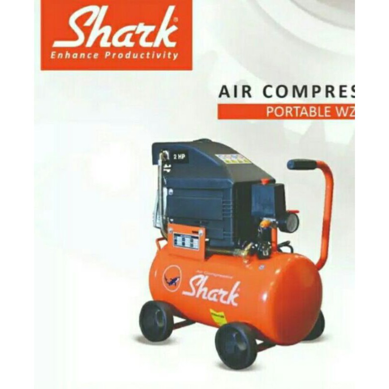 Mesin kompresor portable Shark 3/4 Hp