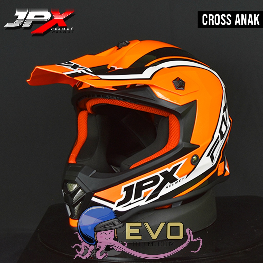 HELM CROSS ANAK JPX ORIGINAL UMUR 5 - 14 TAHUN JPX - HELM JPX FOX1 JR CROSS KIDS