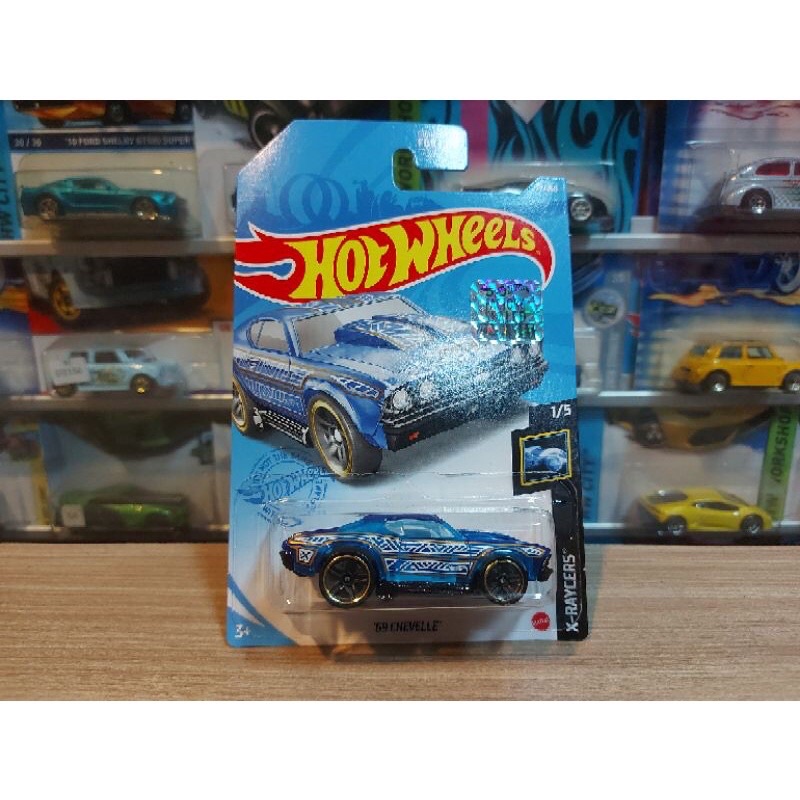 HOT WHEELS ‘69 CHEVELLE [BLUE] HW X-RAYCERS FACTORY SEALED