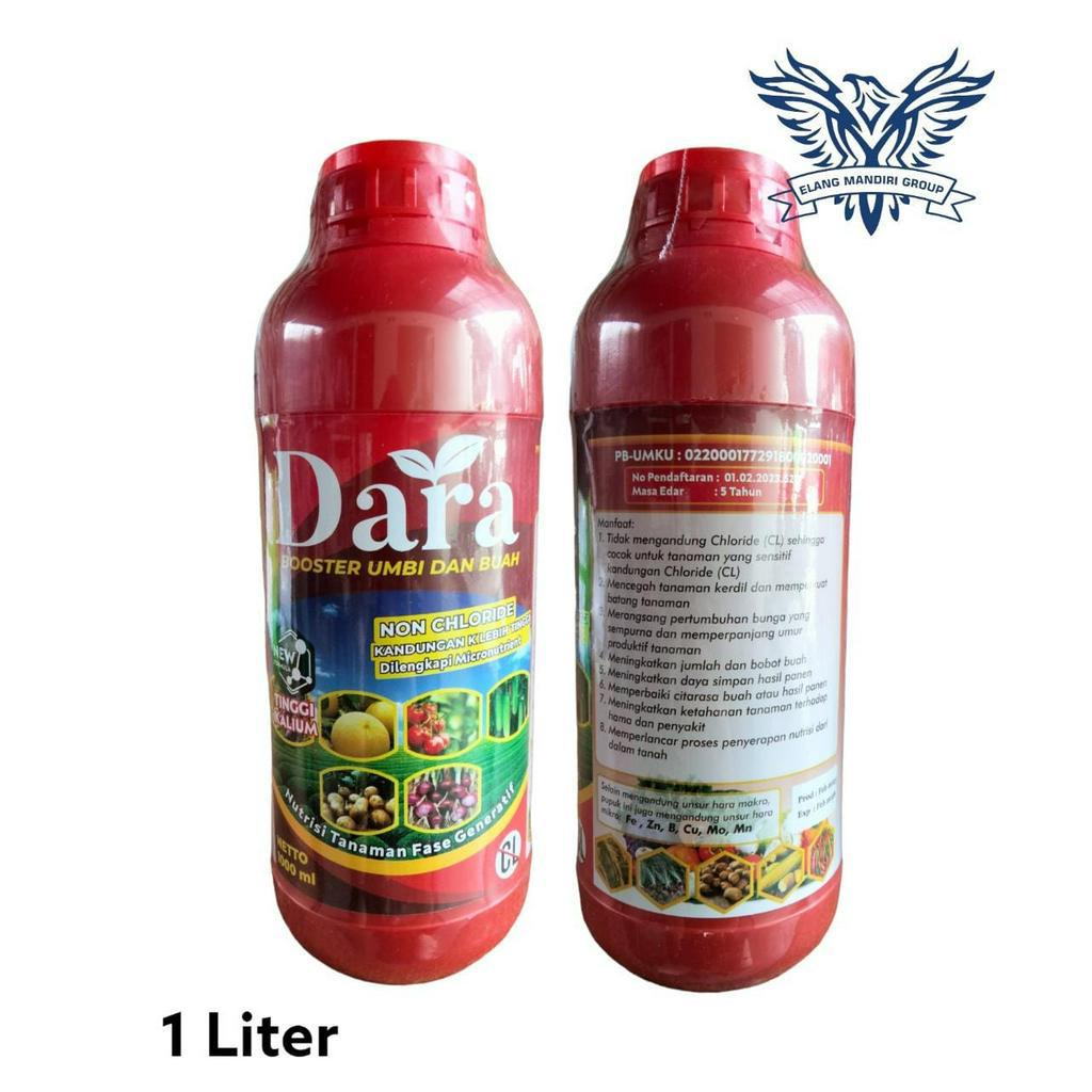 Pupuk Cair DARA 1 liter Booster buah Dan Umbi Pembesar Dan Memperbanyak Buah dan Umbi