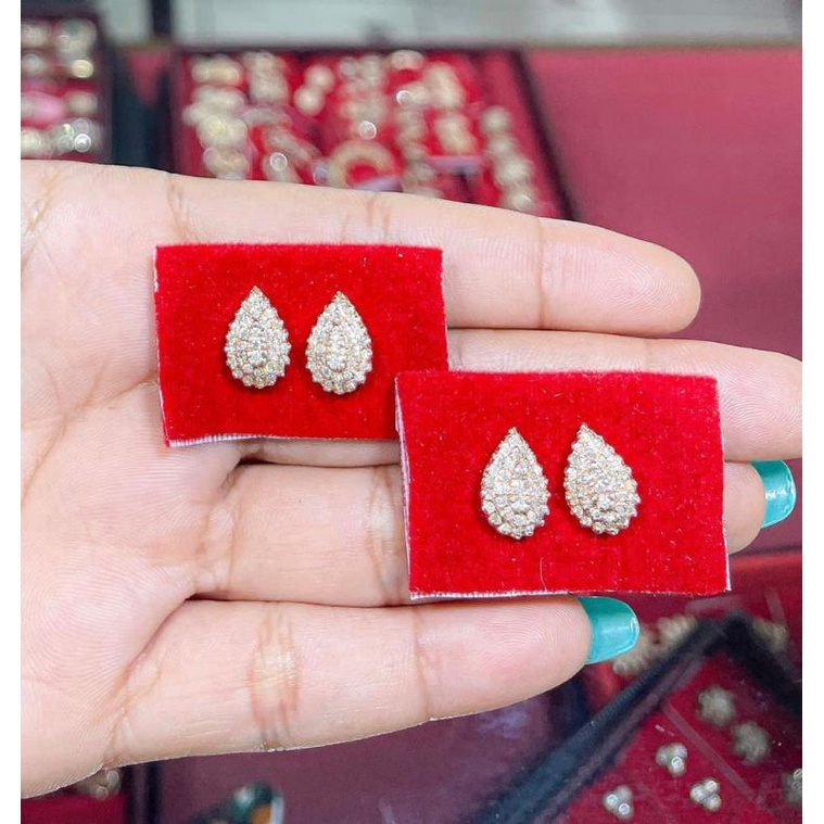 Anting/giwang  berlian medan asli kbnv
