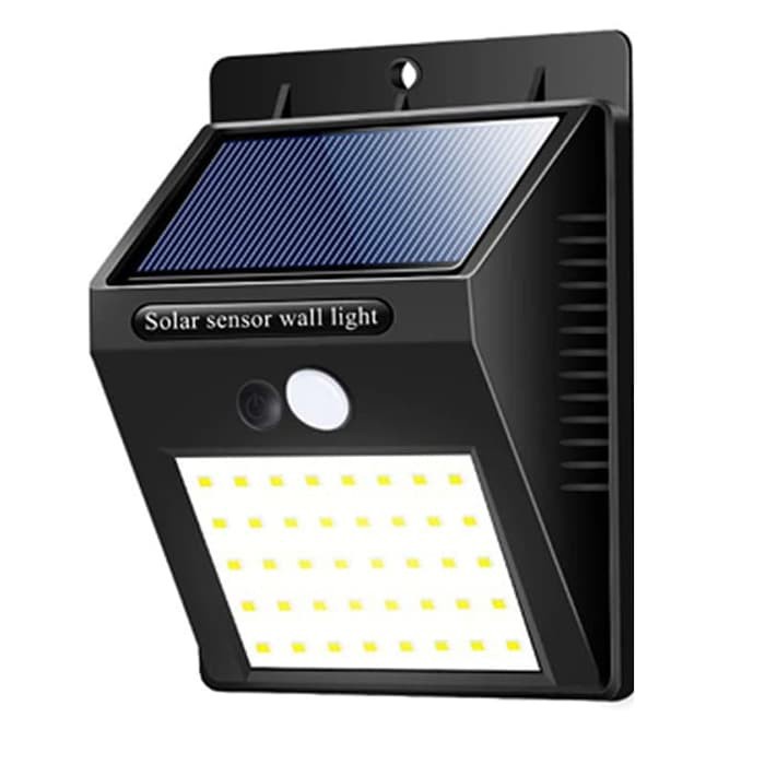 Roppu Lampu Solar Dinding Outdoor Tenaga Surya 42 LED