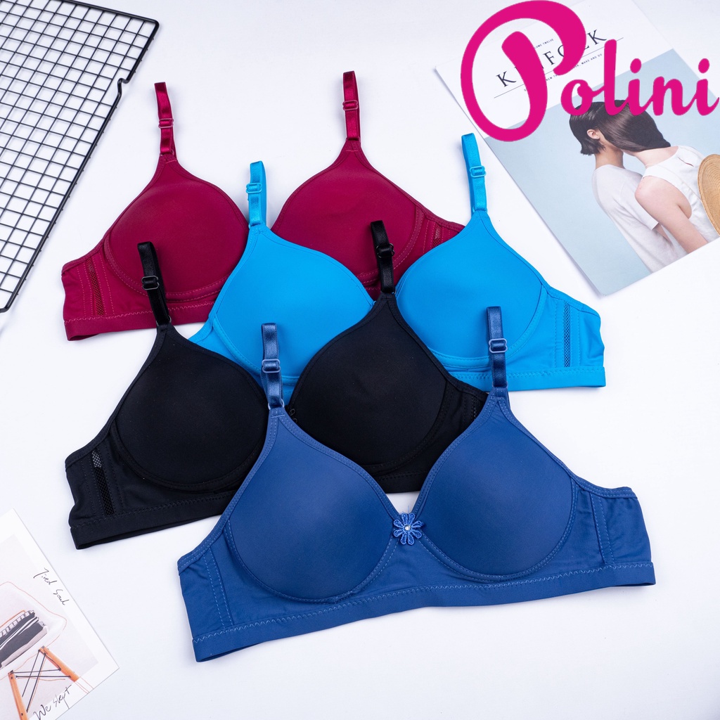 BEE - Bra Push Up Premium Polini Bh Tanpa Kawat A82