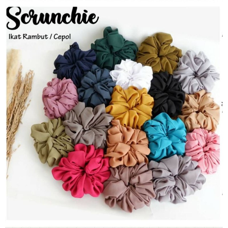 ikat rambut/scrunchie/cepol rambut/kunciran