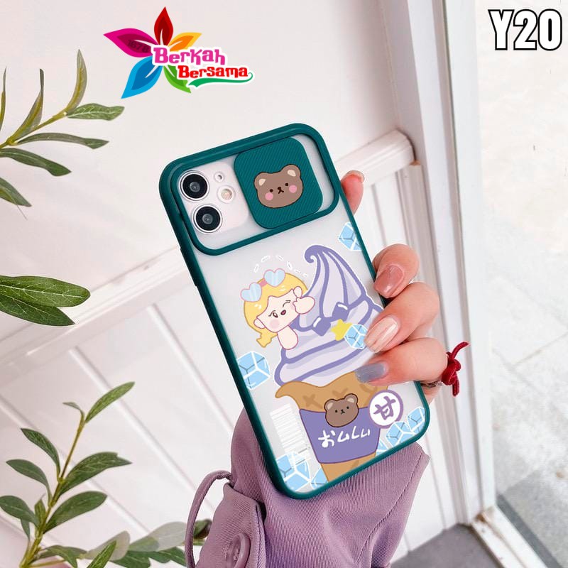 SS078 SOFTCASE SLIDE KARAKTER  VIVO Y21 Y21S Y33S Y15S Y01 Y12 Y15 Y17 Y20 Y12S Y20S Y30 Y50 Y30I Y91 Y51 Y91C Y1S BB6814