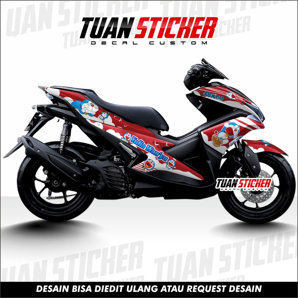 Sticker Decal Aerox 155 Decal Sticker Aerox 155 Striping Aerox Full Body Dekal Aerox doraemon rd