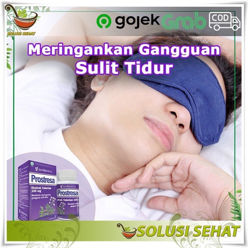 Jual Obat Tidur Penenang Herbal Sidomuncul Prostressa Mengurangi Kegelisahan Shopee Indonesia