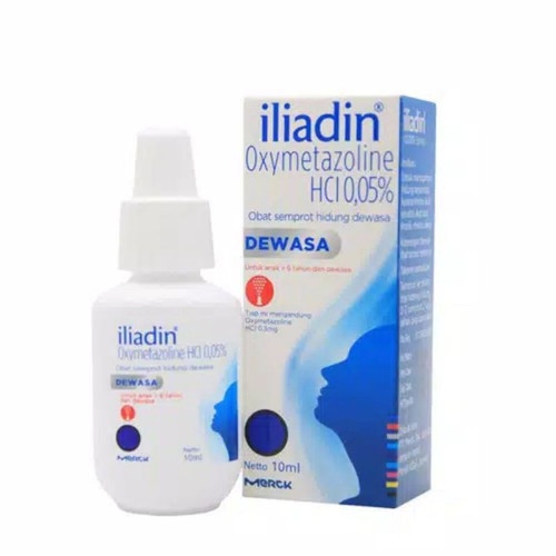 Iliadin 0.05% Spray Dewasa 10ml - Obat Tetes Hidung Tersumbat - Iliadin