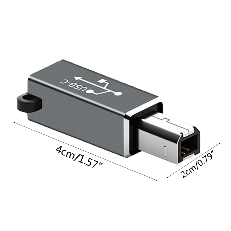 Gro USB Type-C to Type-B MIDI Adapter Untuk USB Tipe B Dilengkapi Scanner Printer Server