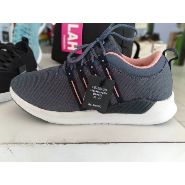 Sepatu Tomkins Peterloo, Abu/Putih, Wanita, Size 36