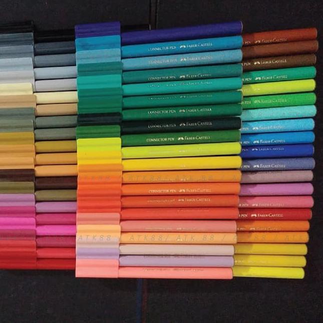 

Top Now Spidol Warna Faber-Castell Connector Pens 60 Colours