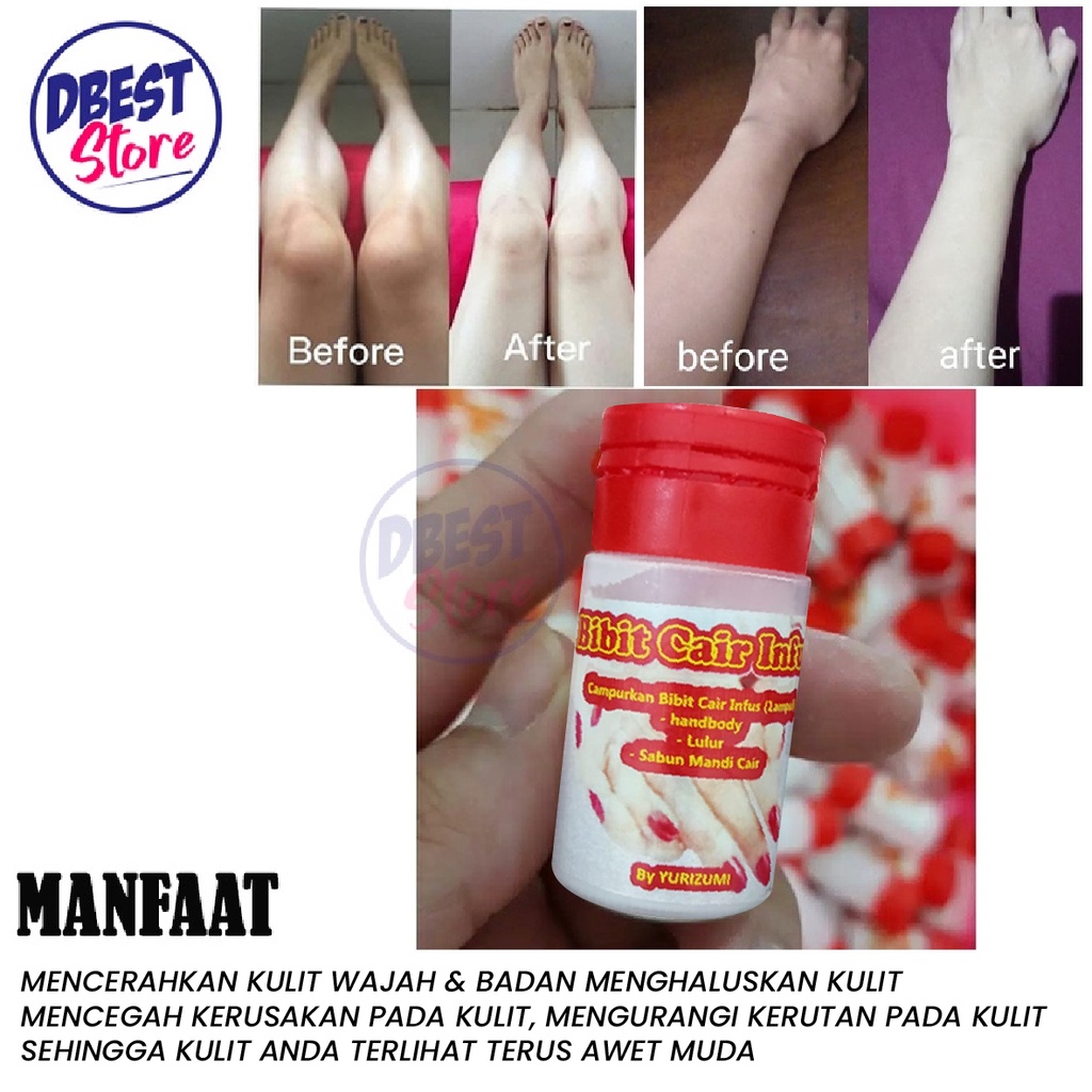 ( Bisa COD ) - BCI Bibit Cair Infus Pemutih Badan Original 100%