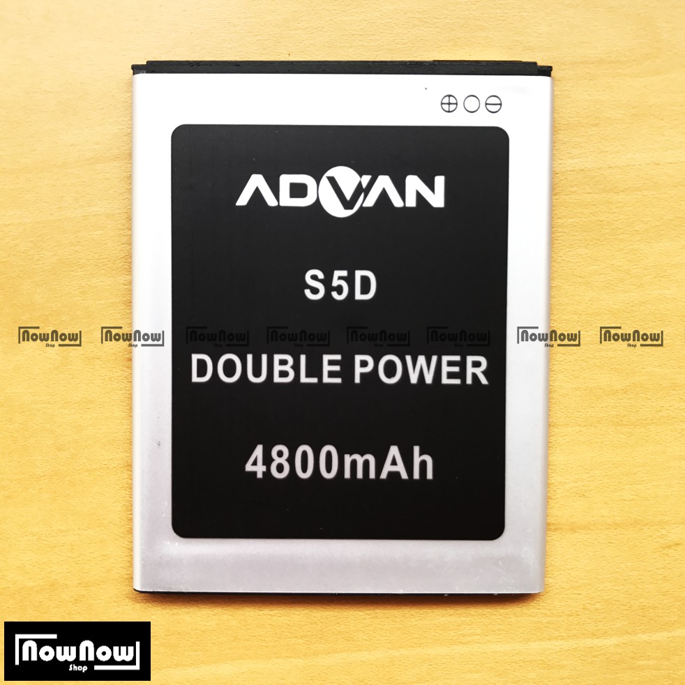 Baterai Advan S5D Original Double Power Batre Batrai Battery HP