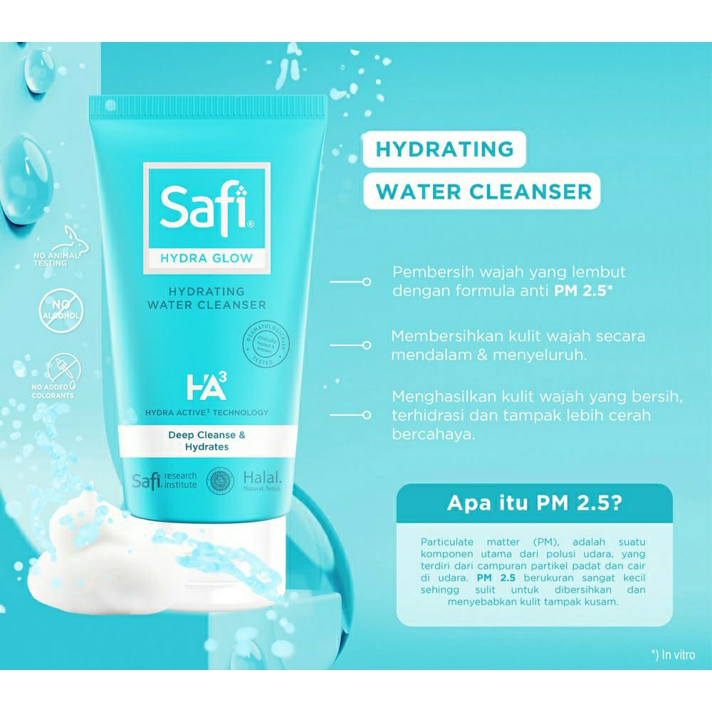 Safi Hydra Glow Hydrating Water Cleanser 125gr