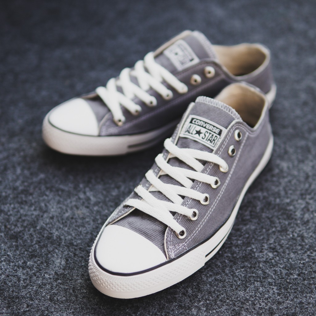 Sepatu Converse Allstar 70s Abu/Grey Sneakers Bertali Pria Wanita Sekolah Casual Convers Cowo Cewe