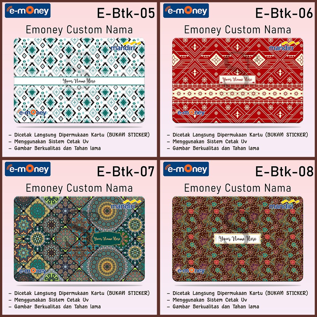 Emoney Motif Batik