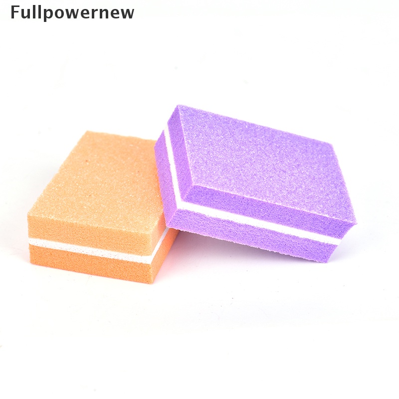 [FULL] 20pcs Square Nail Sanding Sponge Buffers File Grinding Polishing Manicure Tools