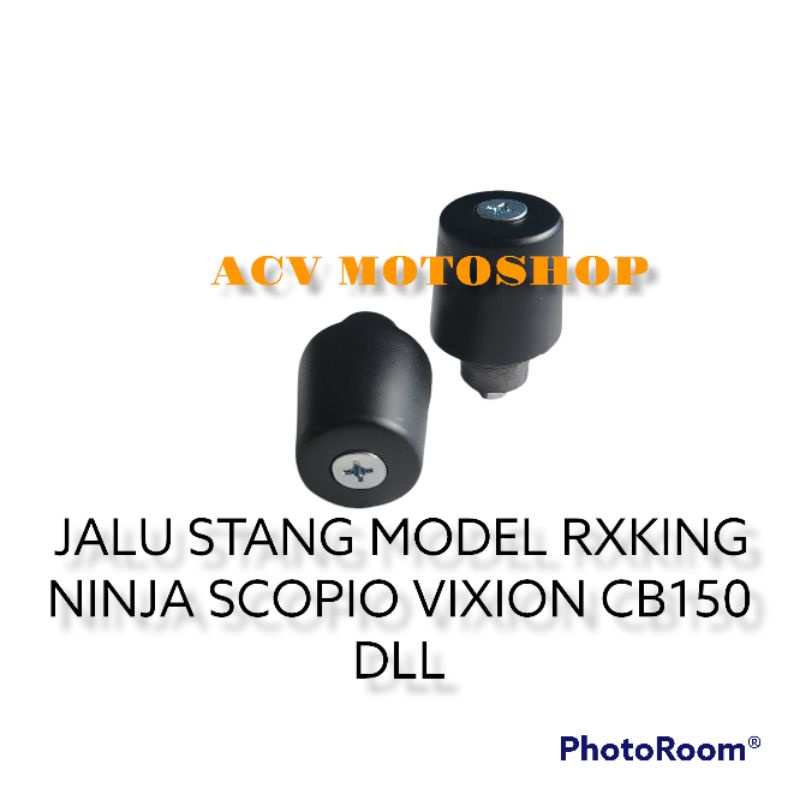 Jalu balancer stang model Rx king hitam besi almunium black series