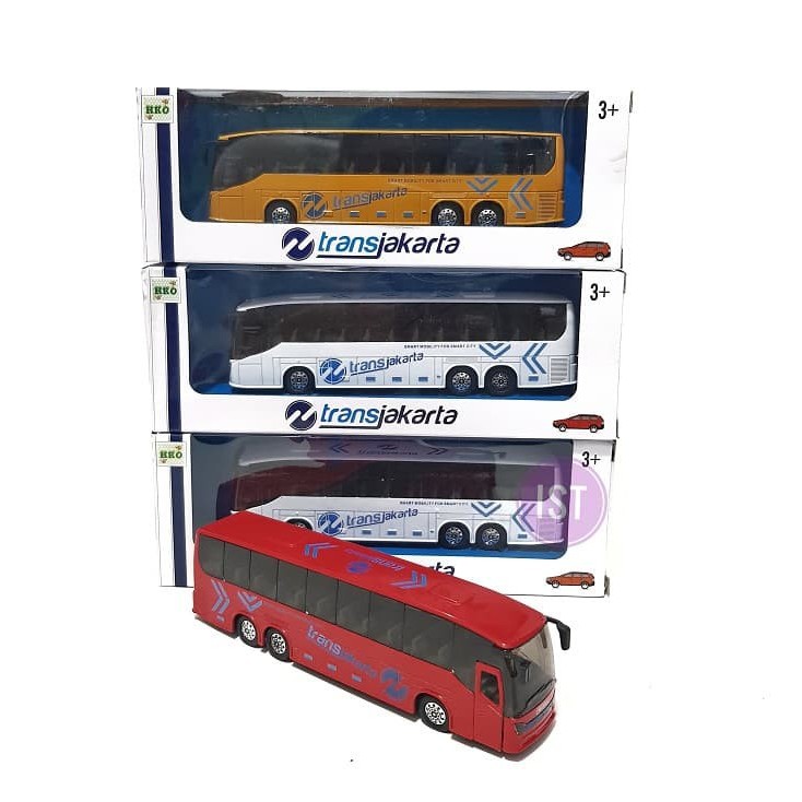 MWN.TOYS Die Cast Mobil Bus Transjakarta No.8070-30