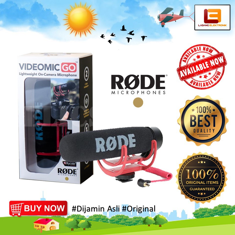 Rode Videomic Go Shotgun Microphone - Asli Original