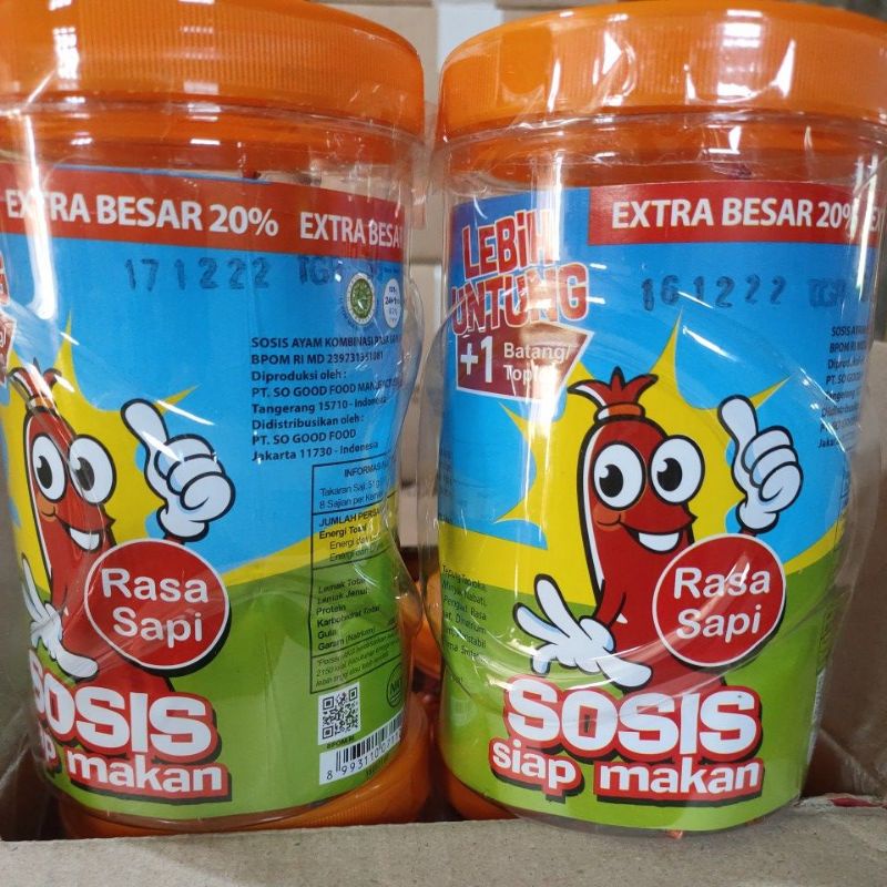 

sosis sonice toples isi 25 pcs x 21g