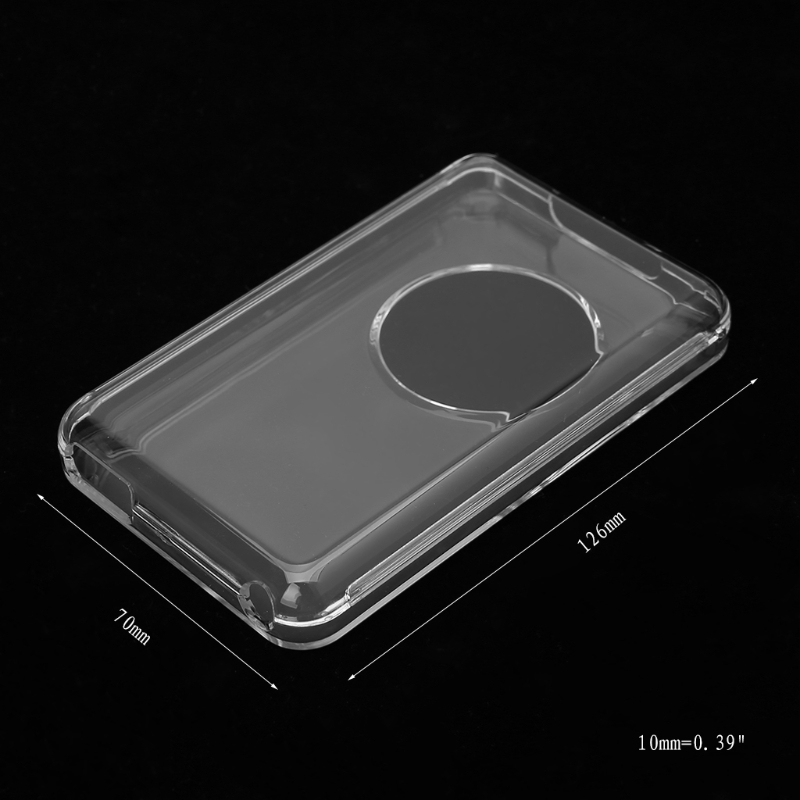 Portable High Quality PC Transparent Classic Hard Case For iPod 80G 120G 160G