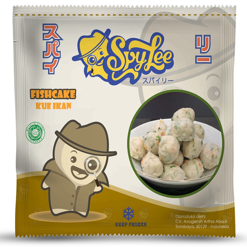 Spylee Bakso Ikan Sayur/Veggie Fishcake (Isi 26-29) HALAL BPOM DISKON TERMURAH FROZEN FOOD