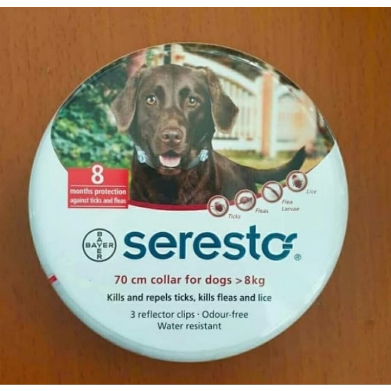 Setesto Kalung Anti Kutu Ampuh/Kalung penghilang Kutu Caplak Anjing setesto Produk bayer