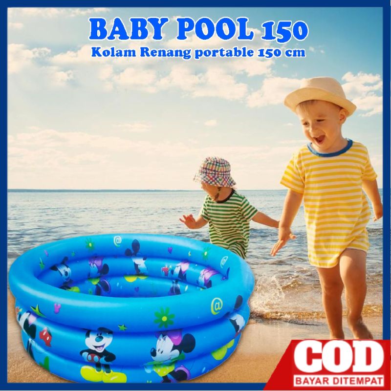 Mainan anak kolam renang mini BABY POOL 150CM MOUT-238