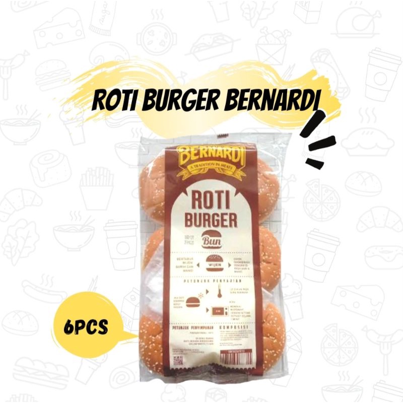 

Roti Burger Bernardi 6pcs