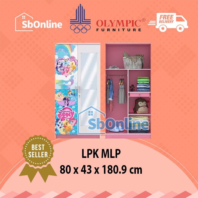 OLYMPIC Lemari Pakaian Kids Series - LPK MLP (MY LITTLE PONY)