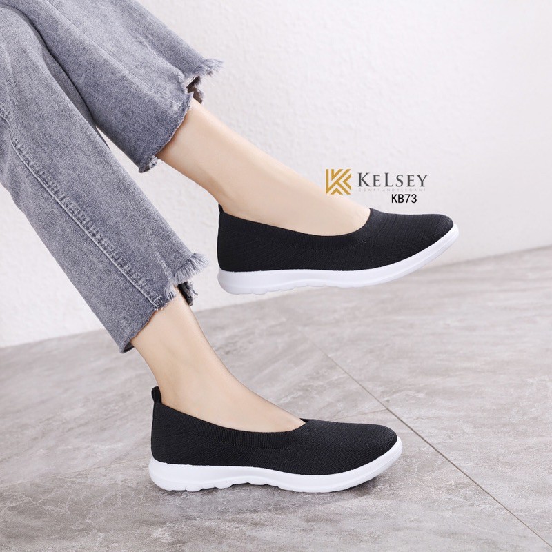 NICOLE SEPATU SLIP ON KELSEY KB73  Flyknit Shoes Flats import-6