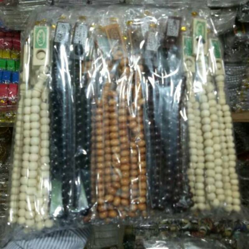 Tasbih Kayu 33 &amp; 99 Butir | Souvenir Oleh Oleh Haji Umroh