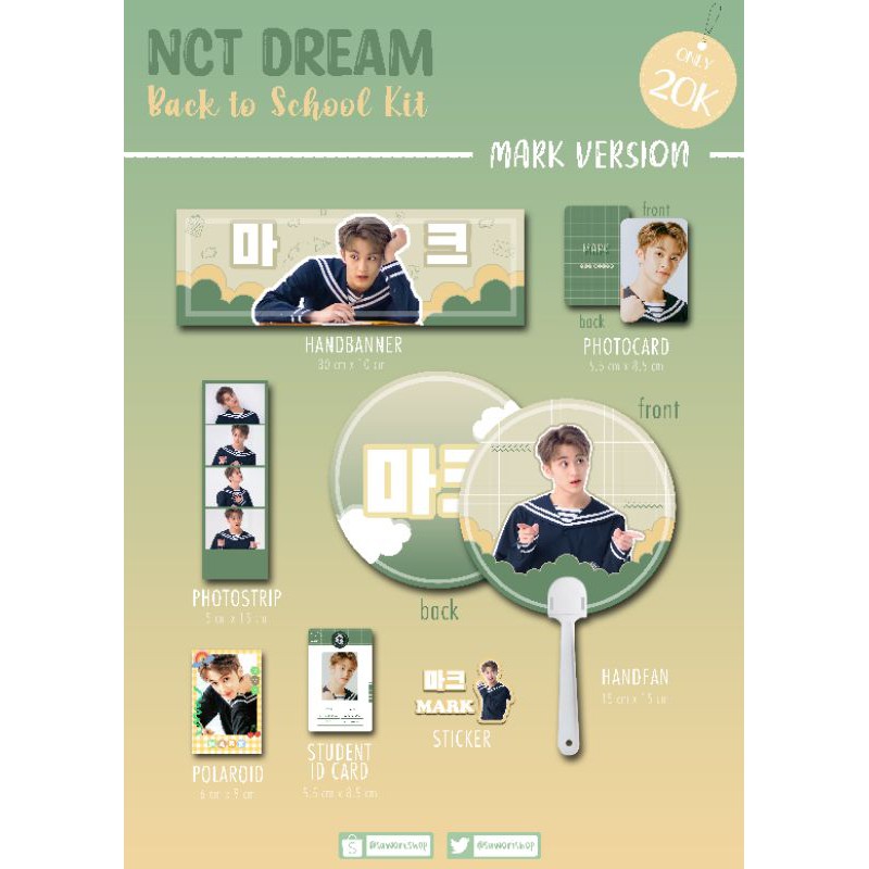 [PRE ORDER] NCT DREAM Back To School FANKIT