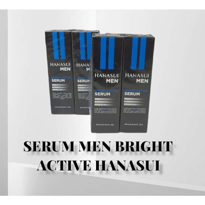 ✨SHASYA✨ PERAWATAN WAJAH PRIA SERUM HANASUI MEN BRIGHT ACTIVE MENCERAHKAN WAJAH BEST SELLER PRODUCT FOR MEN