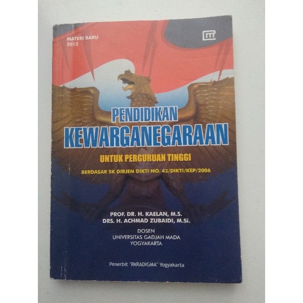 

Pedoman Kewarganegaraan untuk Perguruan Tinggi
