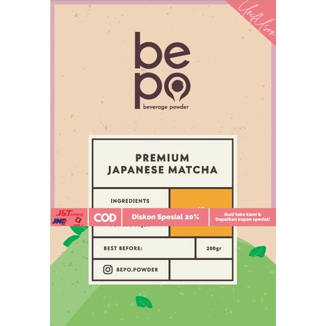 

⭐COD⭐ Bubuk Matcha Premium - 200 gr/ Premium Matcha Powder