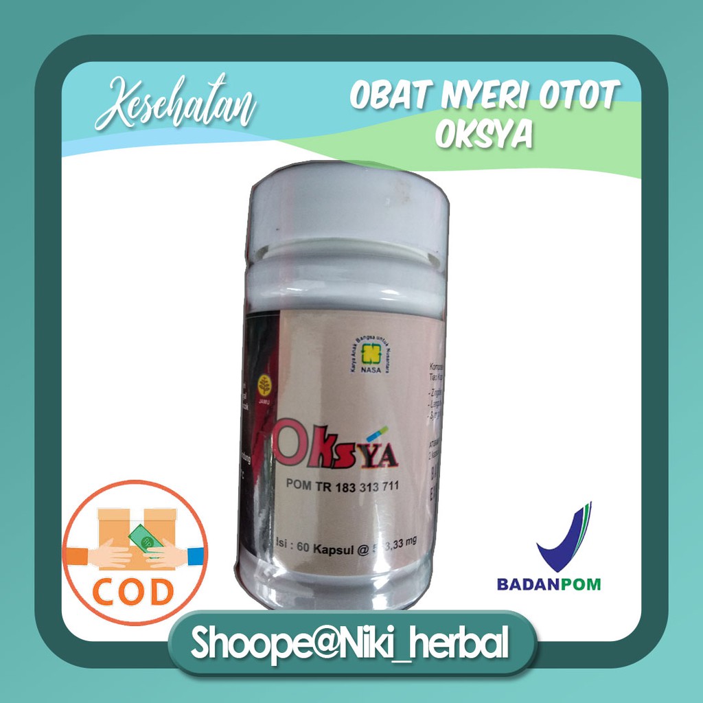 Oksya Nasa Obat  Nyeri Otot Kecetit Obat encok  Obat  